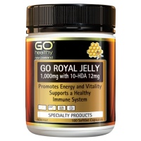 GO Healthy Go Royal Jelly with 10-HDA 180 Softgel capsules E...