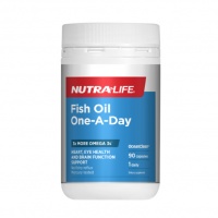 NutraLife Fish Oil One-A Day Concentrated Odourless 90 Capsu...