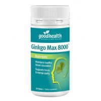 Good Health  Ginkgo Max 120 Capsules EXP.2026.12