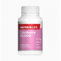 NutraLife Cranberry 50,000 100 Capsules EXP.2026.05