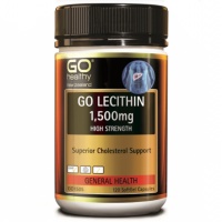 GO Healthy Go Lecithin 1500mg 120 Softgel capsules EXP.2026....