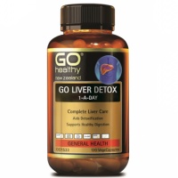 GO Healthy Go Liver Detox 1-A-Day 120 Vege Capsules EXP.2026...