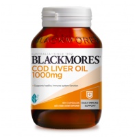 Blackmores Cod Liver Oil 1,000mg 80 Capsules EXP.2026.07