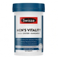Swisse Mens Vitality Maca + Oyster + Kangaroo 120 Tablets EX...
