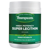 Thompson's High Potency Super Lecithin 200 Capsules EXP.2026...