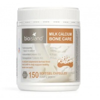 Bio Island Milk Calcium Bone Care 150 Softgel Capsules