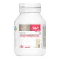 Bio Island Zinc for Kids 120 Chewable Tablets