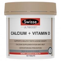 Swisse Ultiboost Calcium+Vitamin D 150 Tablets-Exp.2026.9