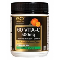GO Healthy GO VITA-C 500MG ORANGE 200 chewable tablets EXP.2...