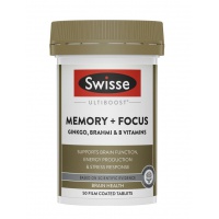 Swisse Ultiboost Memory + Focus 50 Tablets