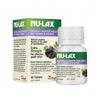 Nulax Natural Laxative Tablets With Prebiotic Senna And Aloe...