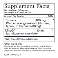 MitoQ  Curcumin 60 capsules EXP.2026.7